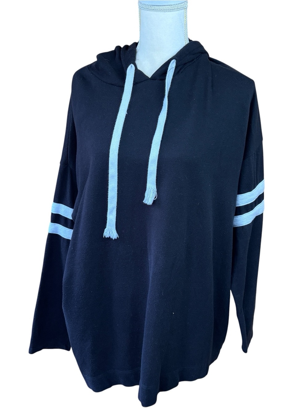 “Bossy Girl” black hooded sweatshirt, size 3X, indie sleaze, Y2K, cozy, beach